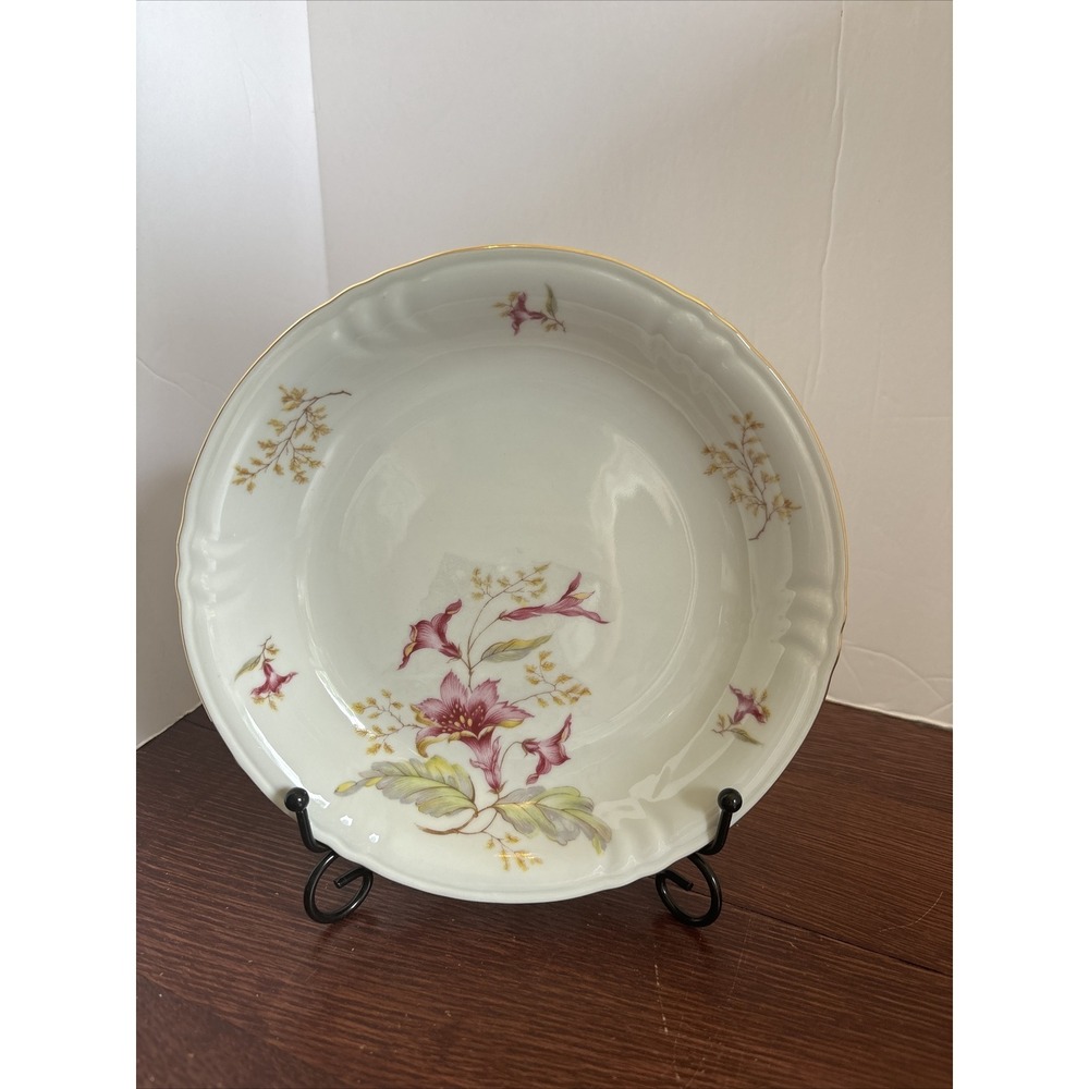 Hibiscus‎ By Wintering-Bavaria 7.5" Coupe Soup Bowl Germany